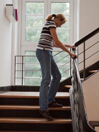 - dies kann mir helfen, meine Beine weniger zu belasten