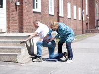 - Der Einbeinstand ist die nächst höhere Position